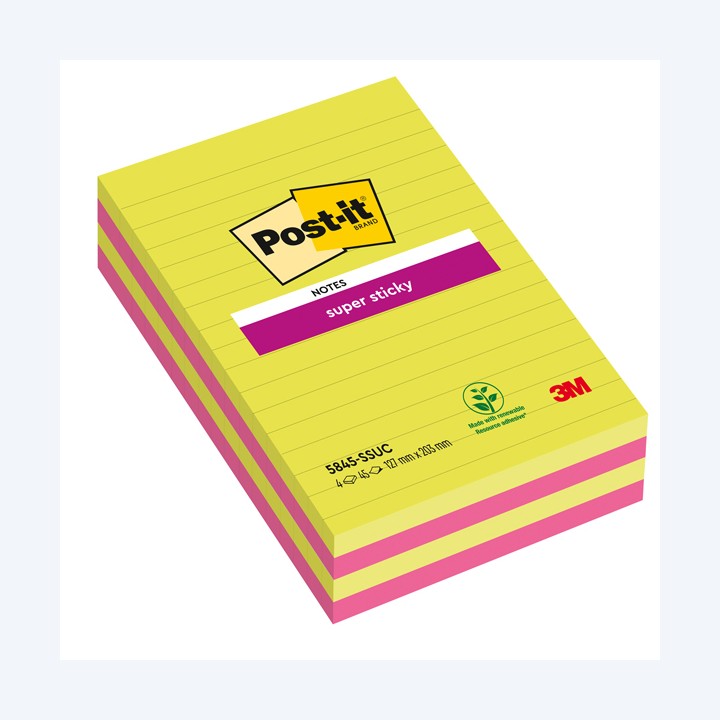 Blocco foglietti Post-it Super Sticky — 53556 | Ecotempo