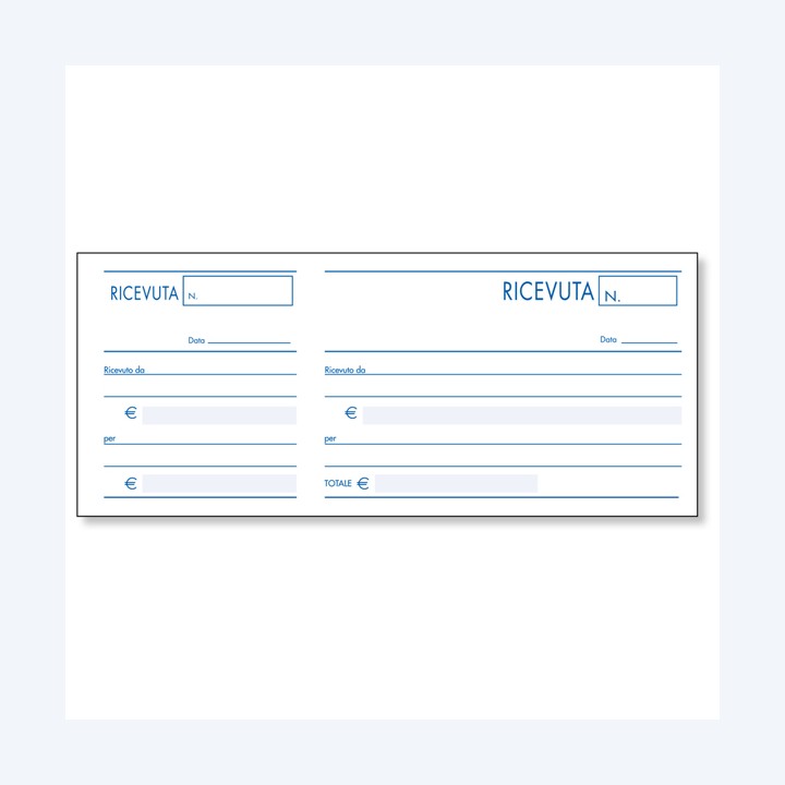 Blocco ricevute generiche 10 x 22cm 100 fogli BM | Ecotempo