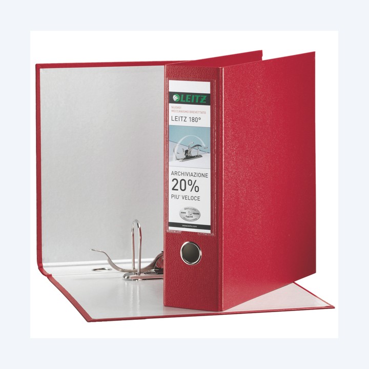 Registratore Leitz 180° G65 dorso 8 cm — 53903 | Ecotempo