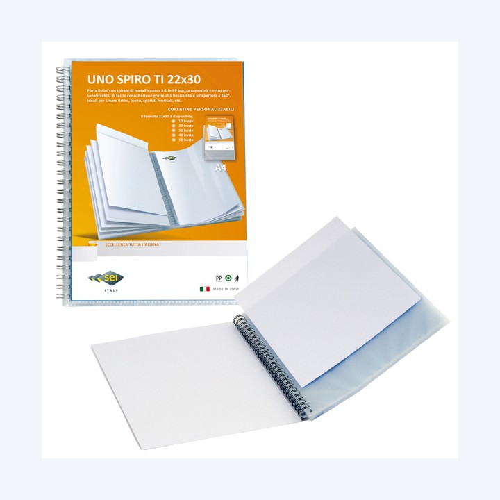 Portalistini personalizzabile Uno Spiro — 53964 | Ecotempo