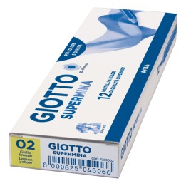 Pastello Supermina mina 4 mm giallo limone 02 Giotto | Ecotempo