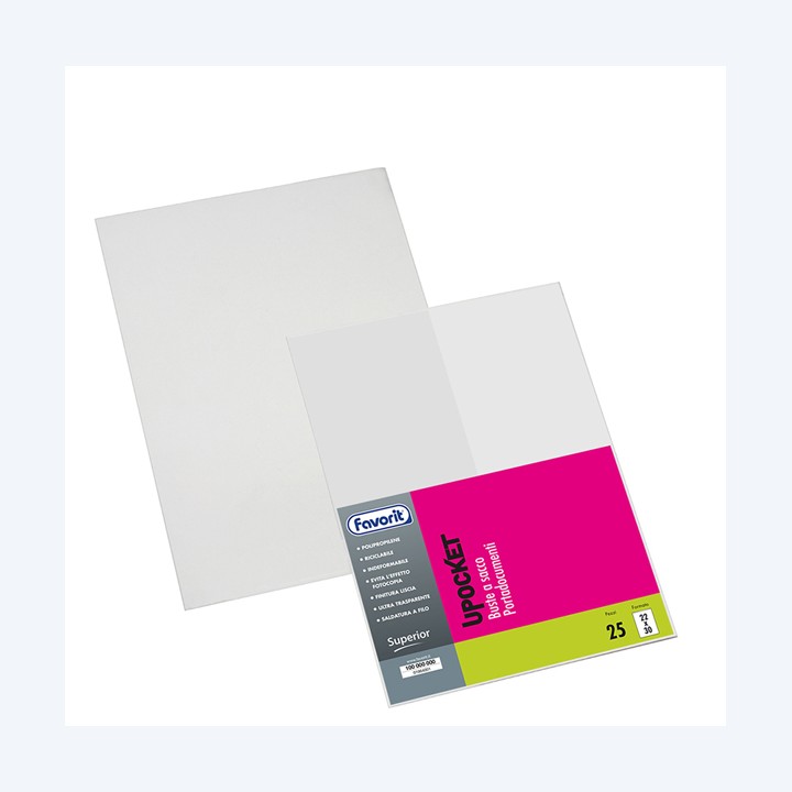 Buste a sacco Upocket PP Superior 22 x — 54697 | Ecotempo