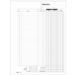 Blocco prima nota cassa uso mano 31 x — 54993 | Ecotempo