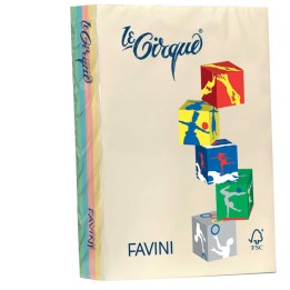 Carta Le Cirque A4 160 gr mix 5 colori — 55509 | Ecotempo