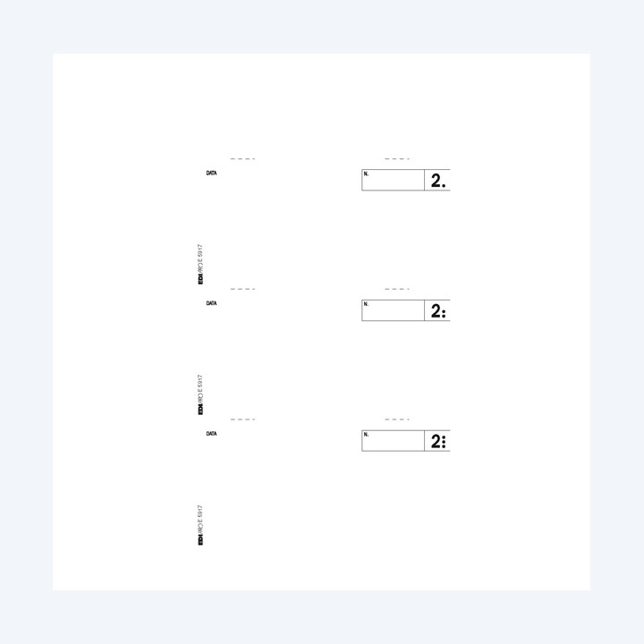 Blocco comande a 3 tagliandi 25/25 — 55559 | Ecotempo