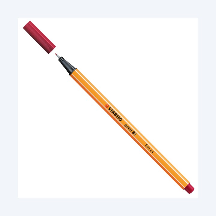 Fineliner Point 88 tratto 0,4 mm carminio 50 Stabilo | Ecotempo