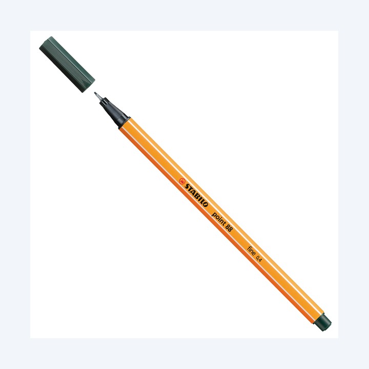 Fineliner Point 88 tratto 0,4 mm verde oliva 63 Stabilo | Ecotempo