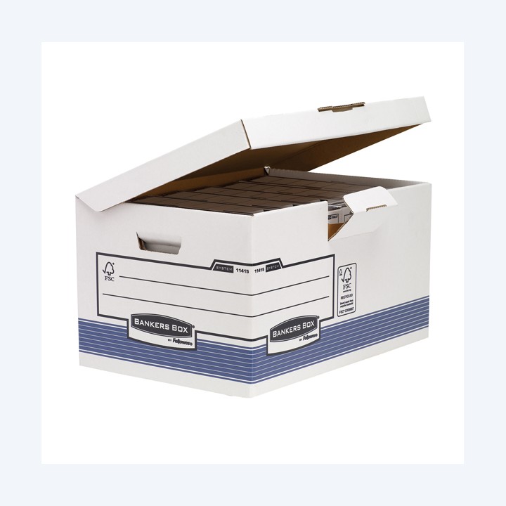 Scatola archivio Bankers Box System con — 56587 | Ecotempo