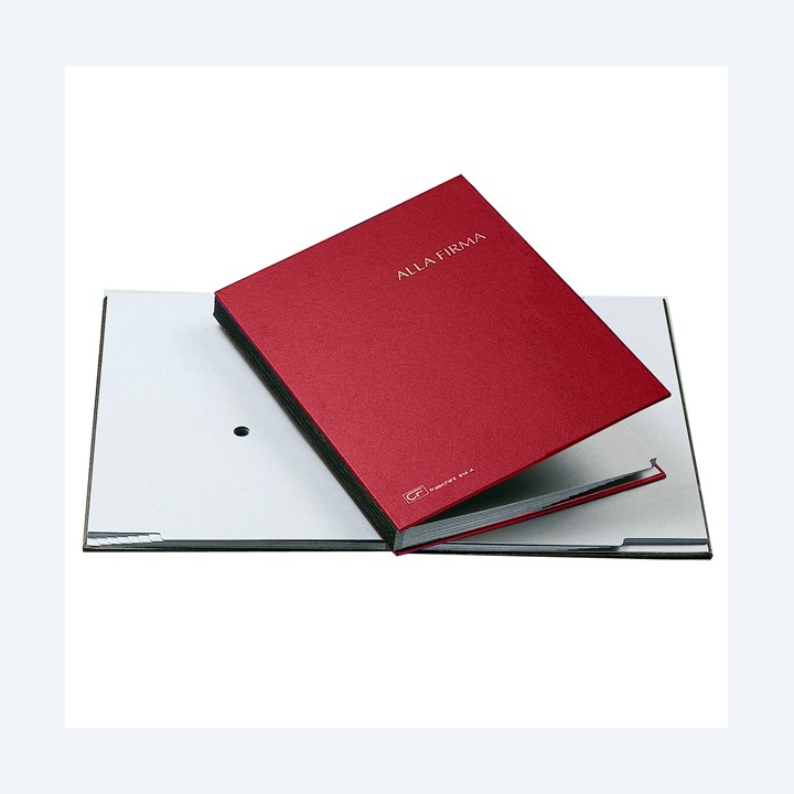 Libro firma 14 intercalari 24x34 cm rosso Fraschini | Ecotempo