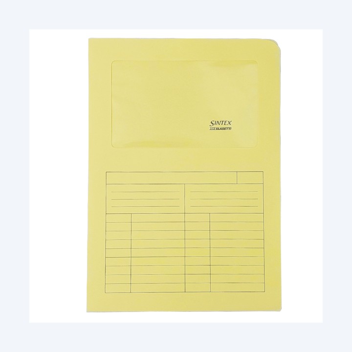 Cartellina a L con finestra Sintex 120 — 56625 | Ecotempo