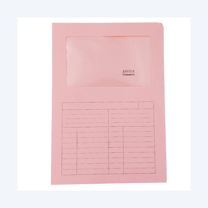Cartellina a L con finestra Sintex 120 — 56629 | Ecotempo