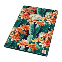 Cartella 3 lembi con elastico Nature — 56705 | Ecotempo
