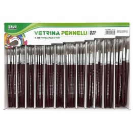 Pennelli punta tonda pelo di pony serie — 56884 | Ecotempo