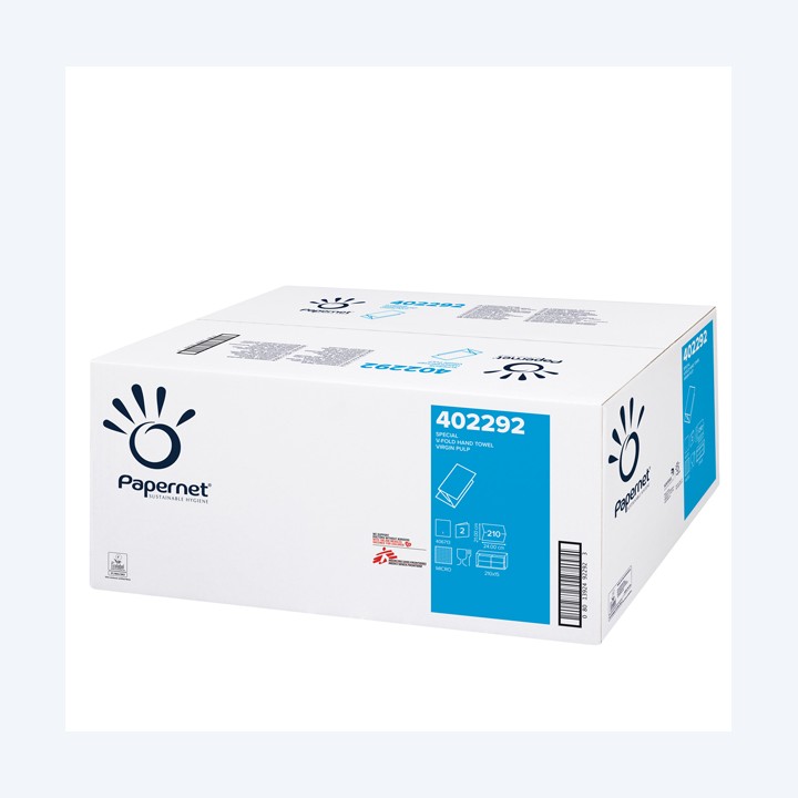 Asciugamani piegati a V special 2 veli — 56959 | Ecotempo
