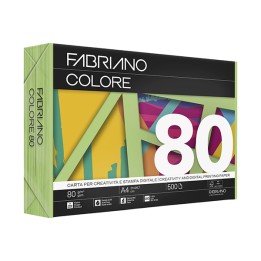 Carta Fabriano Colore A4 80 gr colori — 57163 | Ecotempo