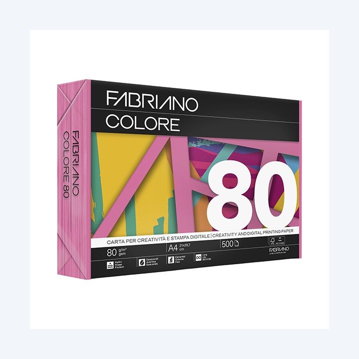 Carta Fabriano Colore A4 80 gr colori — 57169 | Ecotempo