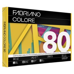 Carta Fabriano Colore A3 80 gr colori — 57174 | Ecotempo