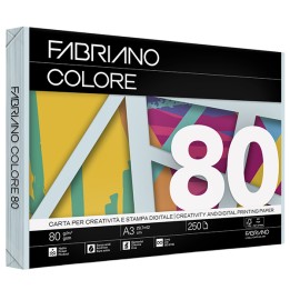 Carta Fabriano Colore A3 80 gr colori — 57193 | Ecotempo