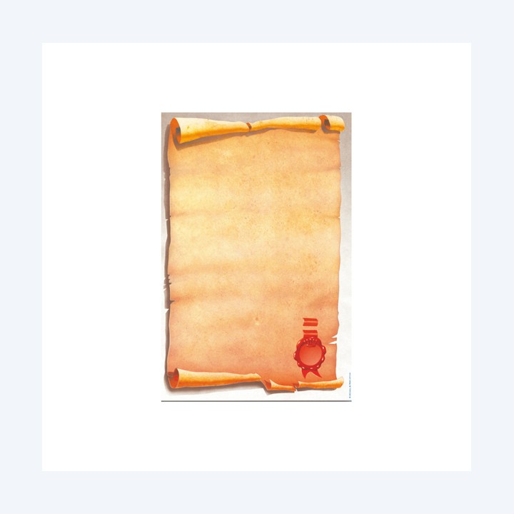 Carta con stampa "pergamena" A4 80 gr — 57198 | Ecotempo