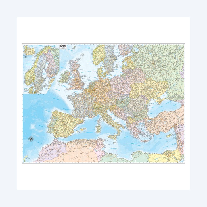 Carta geografica Europa amministrativa — 57415 | Ecotempo