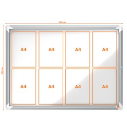 Bacheca per interni fondo magnetico — 57612 | Ecotempo