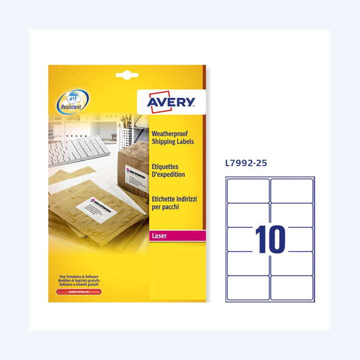 Etichette adesive extra strong L7992 in — 57809 | Ecotempo