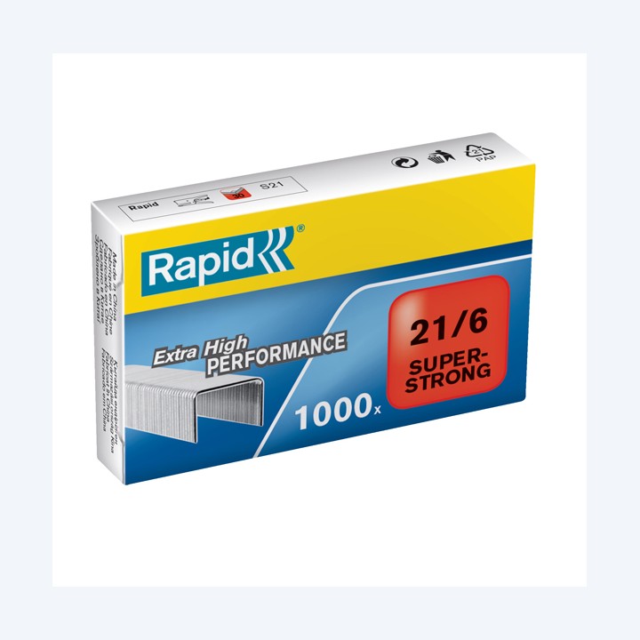 Punti Rapid Super Strong 21/6 (6/6) — 57824 | Ecotempo