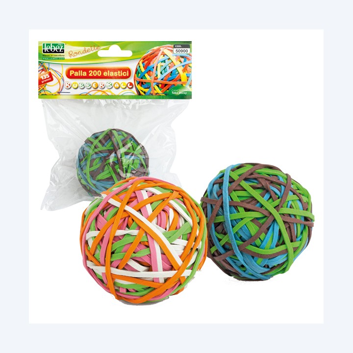 Elastici diametro 5 cm colori assortiti — 57977 | Ecotempo
