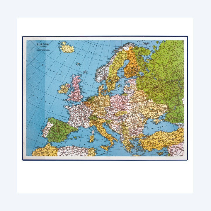 Sottomano Geographic Europa Läufer 40 x 53 cm Lebez | Ecotempo