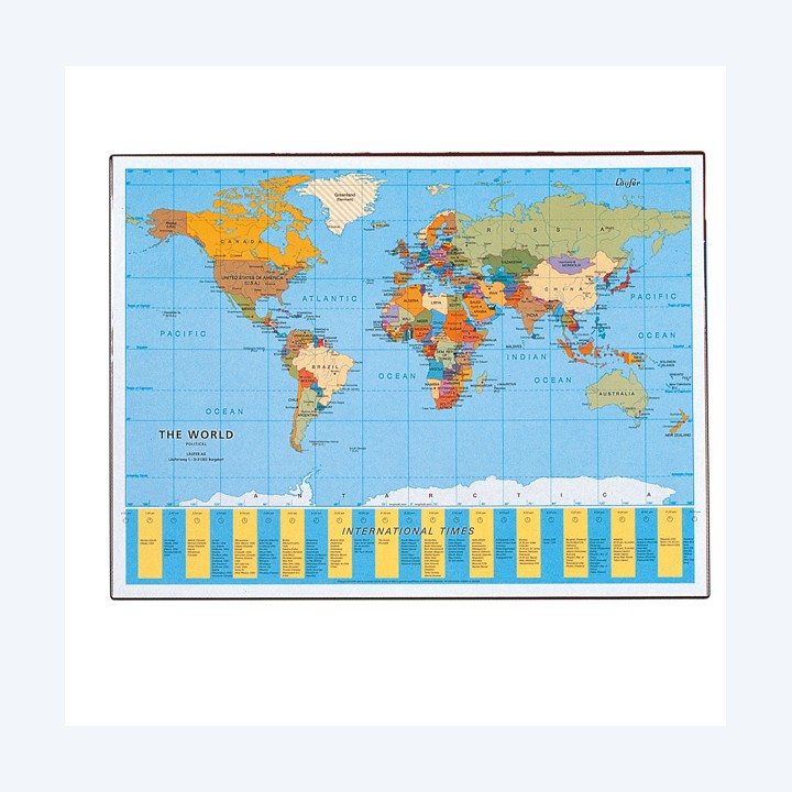 Sottomano Geographic Planisfero Läufer 40 x 53 cm Lebez | Ecotempo