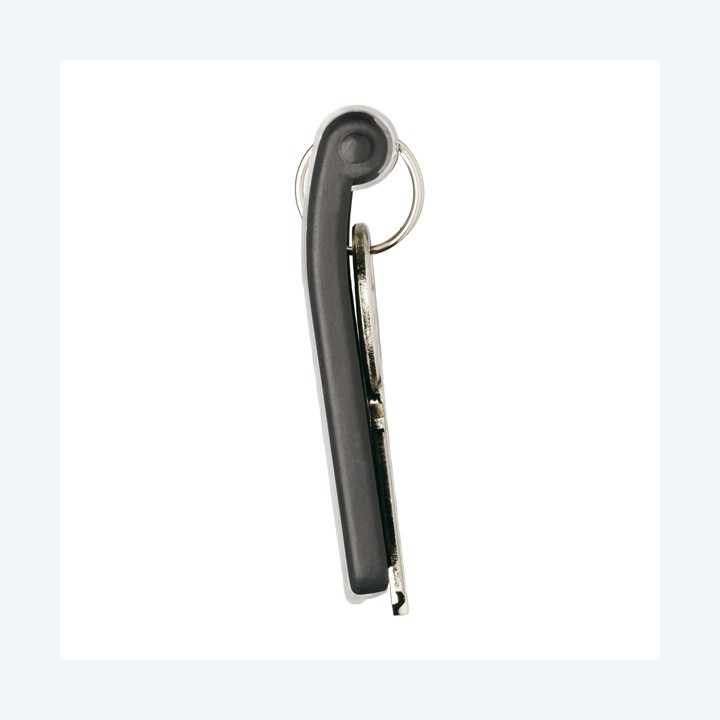 Portachiavi Key Clip nero Durable conf. 6 pezzi | Ecotempo