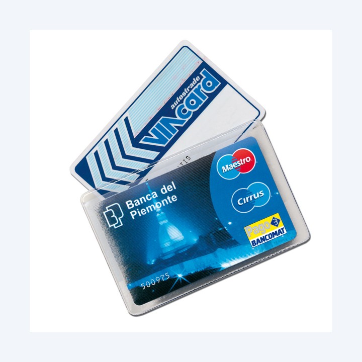 Portacard Cristalcard per 2 tessere — 58032 | Ecotempo
