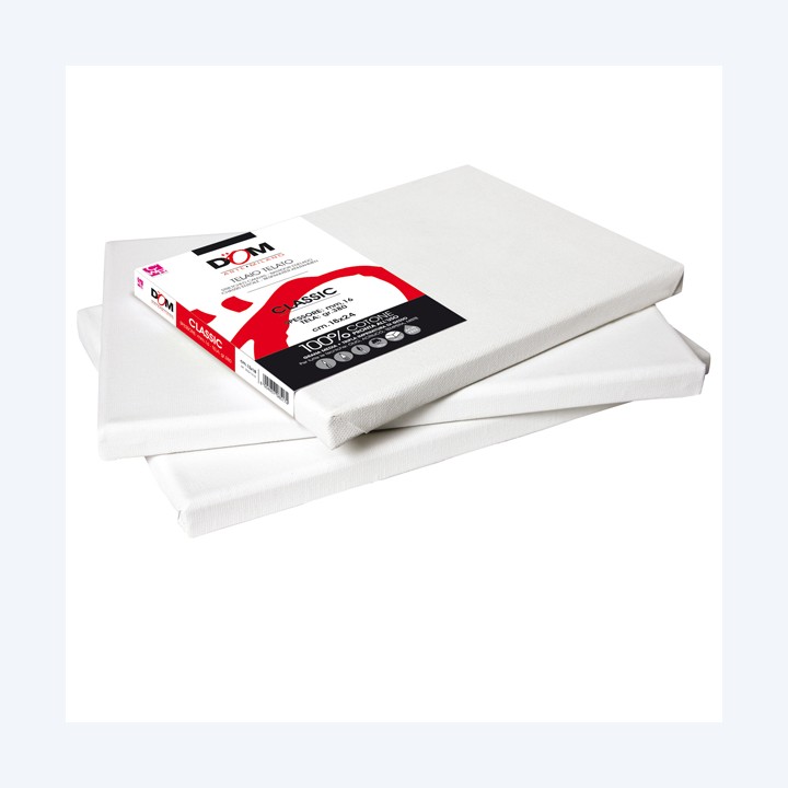 Tela pittura Classic 18 x 24 cm bianco DOM | Ecotempo