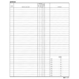Registro arrivi/partenze 31 x 24,5cm 46pg Edipro | Ecotempo