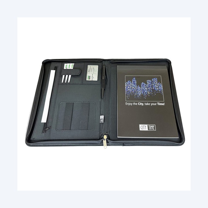 Portablocco Professional nero 25,5 x 34,5cm City Time | Ecotempo