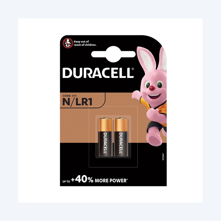 Pila LR1 1,5V MN9100 Duracell blister 2 pezzi | Ecotempo