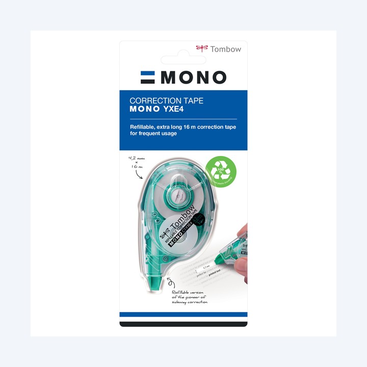 Correttore a nastro 4,2mm x 16mt ricaricabile Tombow | Ecotempo