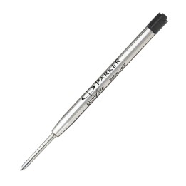 Refill sfera QuinkFlow punta media metallo nero Parker | Ecotempo
