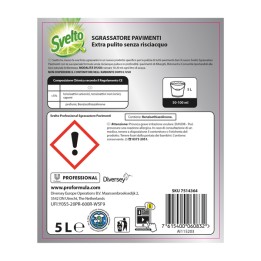 Sgrassatore per pavimenti limone Svelto tanica da 5 L | Ecotempo