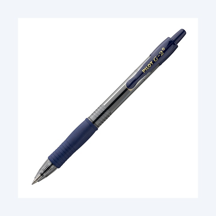 Roller gel a scatto G-2+ punta 0,7mm blu scuro Pilot | Ecotempo