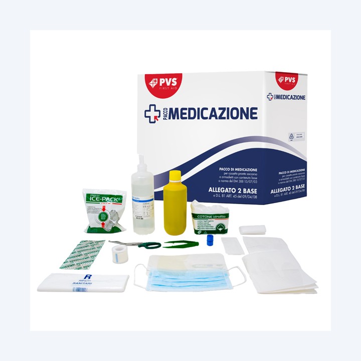 Kit di reintegro pronto soccorso fino a 2 persone PVS | Ecotempo