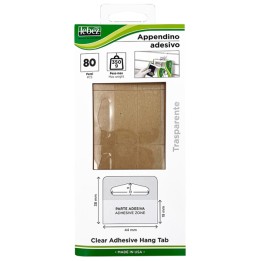 Appendicartello adesivo 4,5x4,5cm 80 pezzi Lebez | Ecotempo
