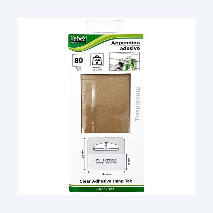 Appendicartello adesivo 4,5x4,5cm 80 pezzi Lebez | Ecotempo