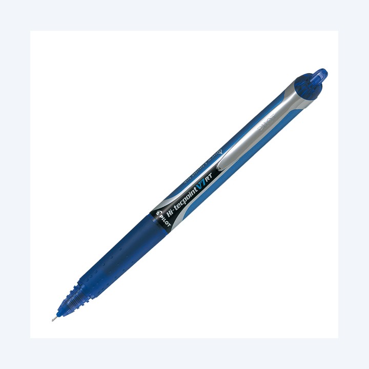 Roller a scatto Hi Tecpoint V7 RT punta 0,7mm blu Pilot | Ecotempo