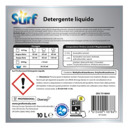 Detersivo liquido lavatrice 10 L Surf | Ecotempo