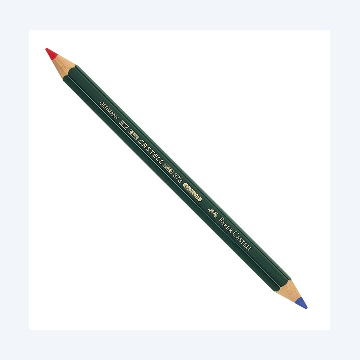 Matita bicolore grossa rosso/blu Faber-Castell | Ecotempo