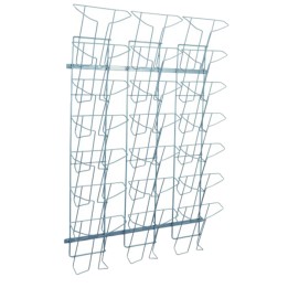 Espositore da parete metallo 21 tasche A4 Alba | Ecotempo
