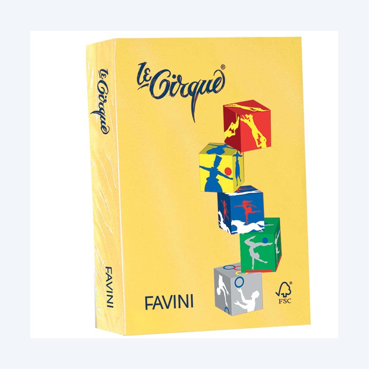 Carta Le Cirque A3 80 gr giallo sole — 61526 | Ecotempo