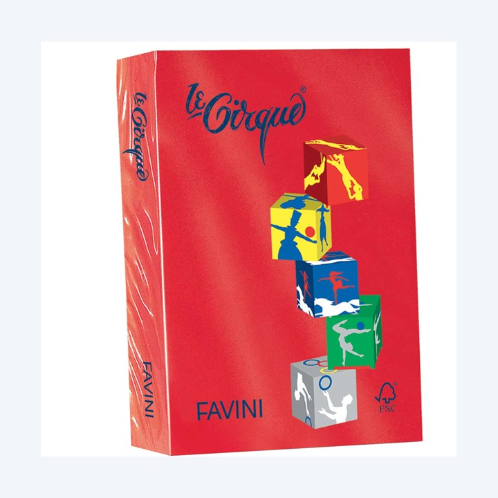 Carta Le Cirque A3 80 gr rosso — 61529 | Ecotempo