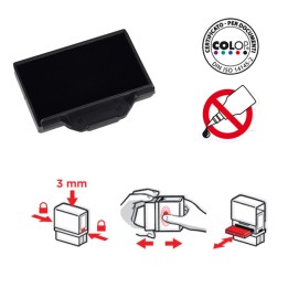 Tampone di ricambio E/15 nero Colop | Ecotempo
